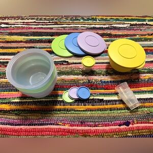 Tupperware Impressions Bowl Set with Mini Set New